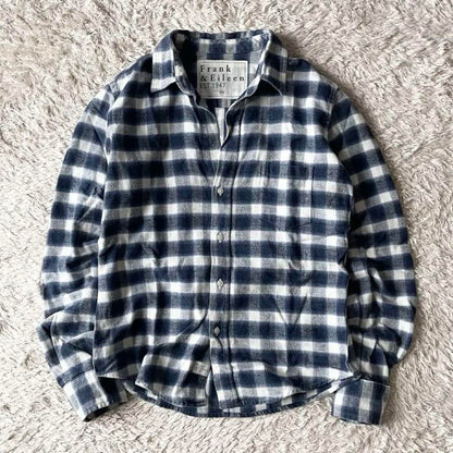 フランクアンドアイリーン 極美品 BARRY バリー ライトネルシャツ オンブレ