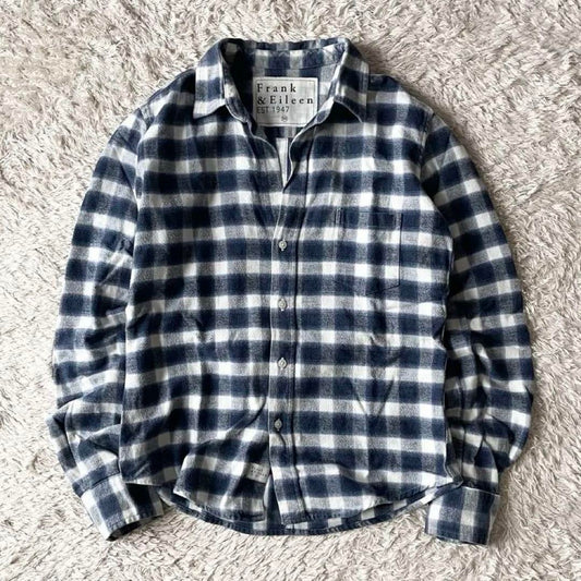 フランクアンドアイリーン 極美品 BARRY バリー ライトネルシャツ オンブレ