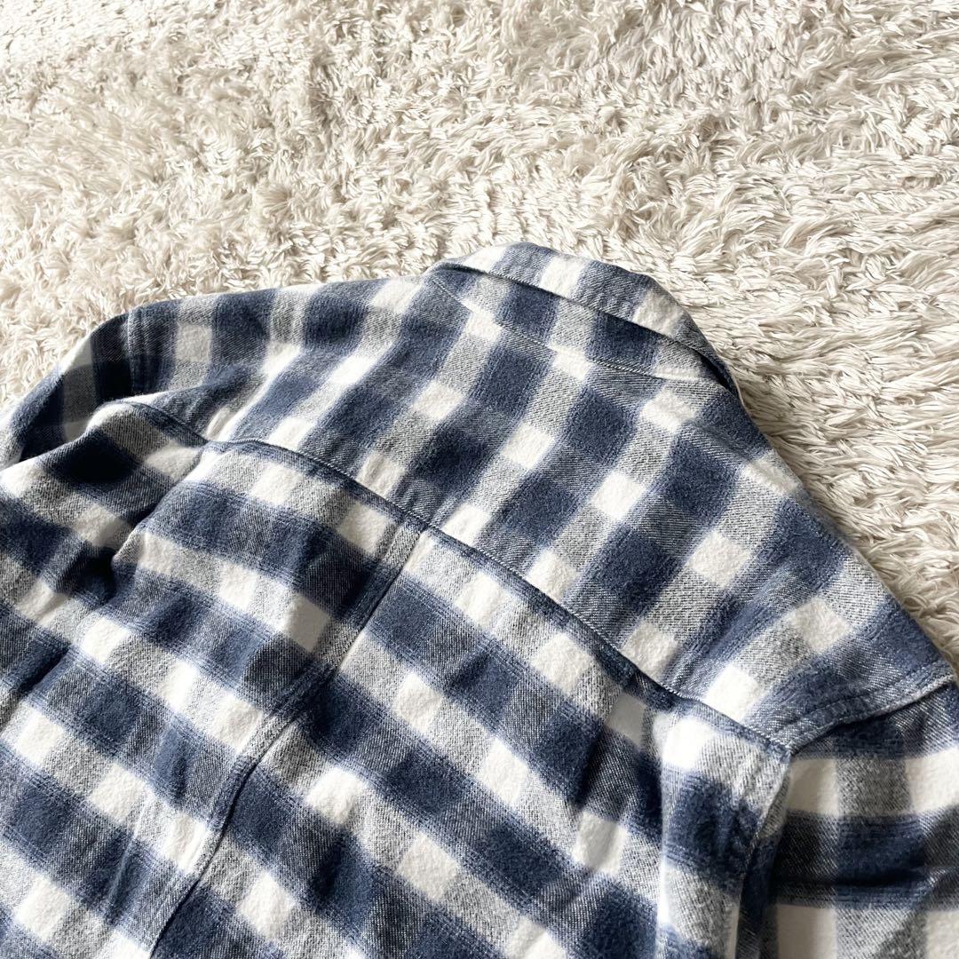 フランクアンドアイリーン 極美品 BARRY バリー ライトネルシャツ オンブレ