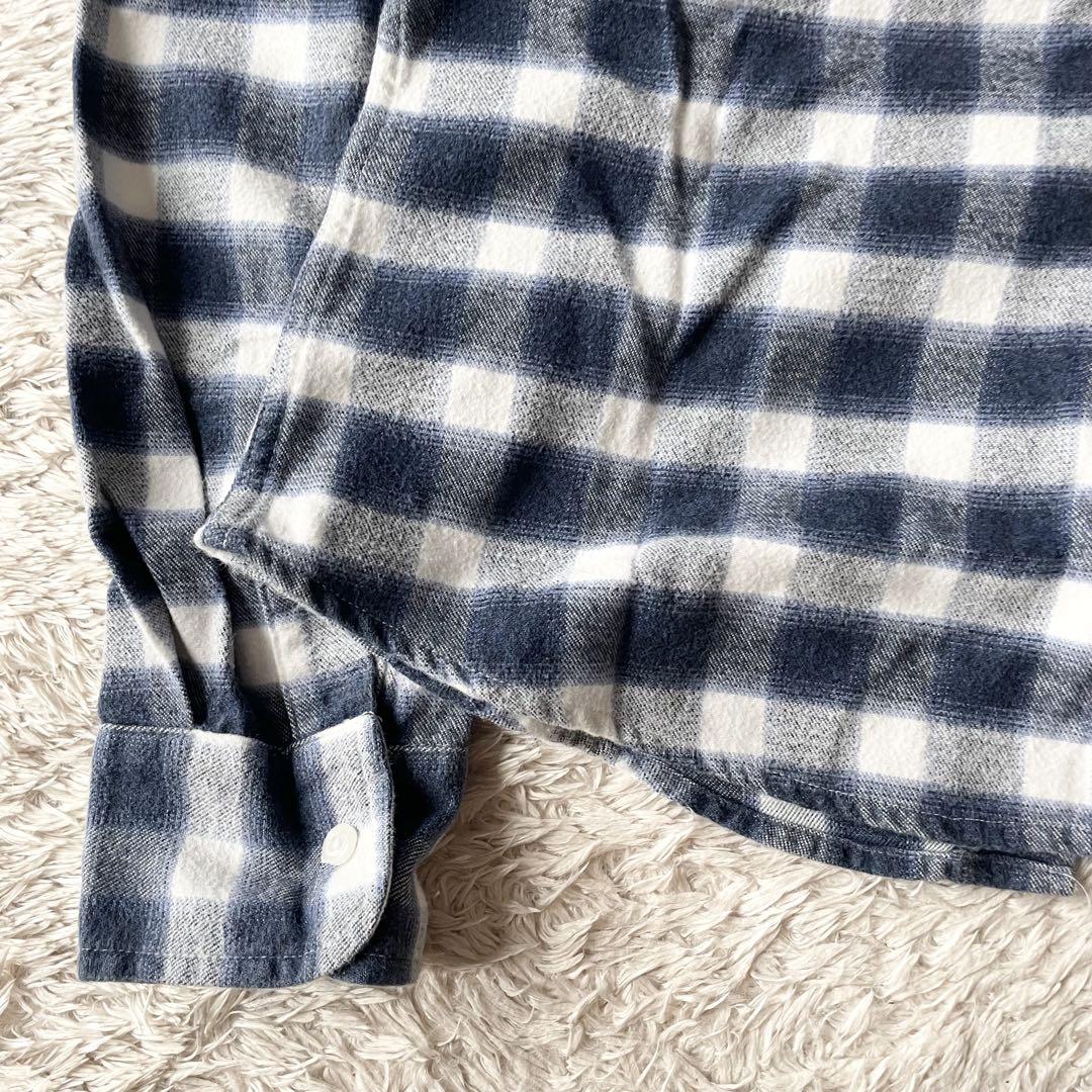 フランクアンドアイリーン 極美品 BARRY バリー ライトネルシャツ オンブレ