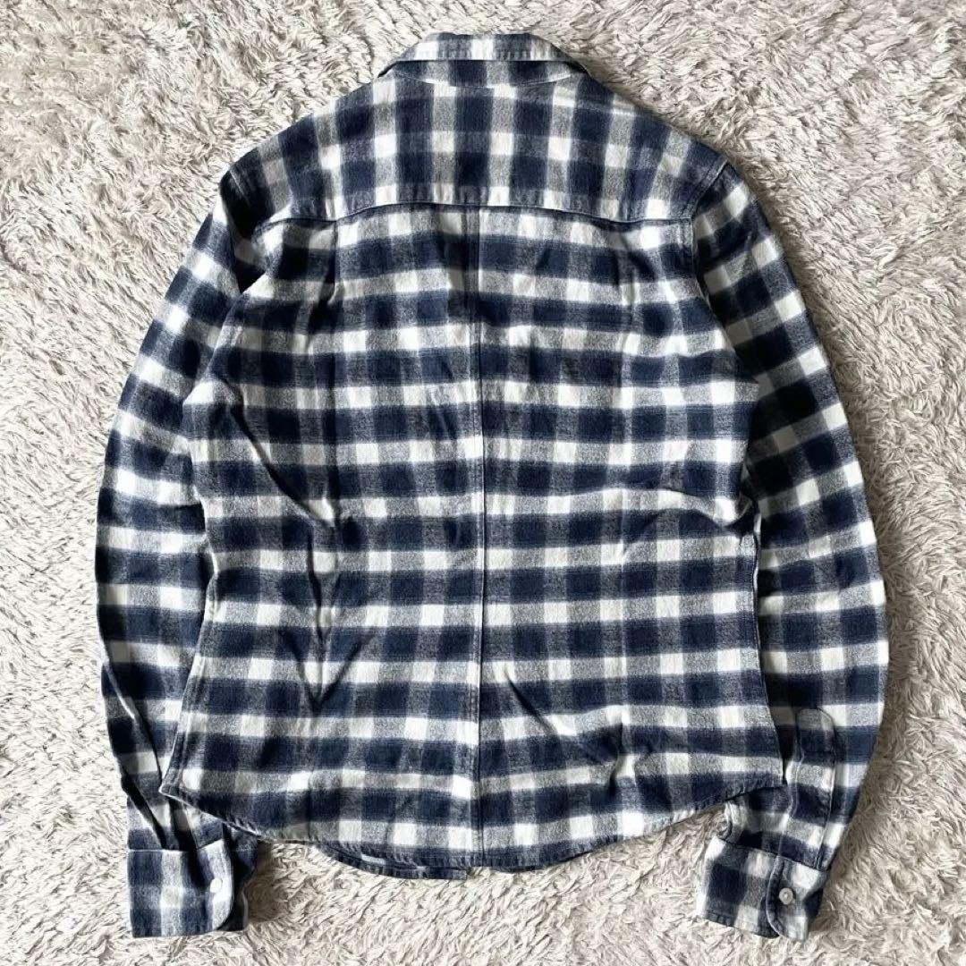 フランクアンドアイリーン 極美品 BARRY バリー ライトネルシャツ オンブレ