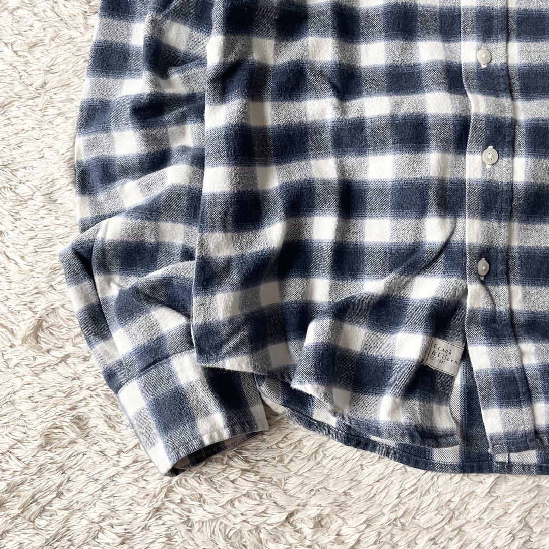 フランクアンドアイリーン 極美品 BARRY バリー ライトネルシャツ オンブレ