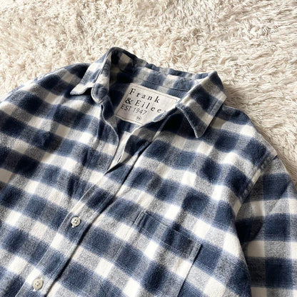 フランクアンドアイリーン 極美品 BARRY バリー ライトネルシャツ オンブレ