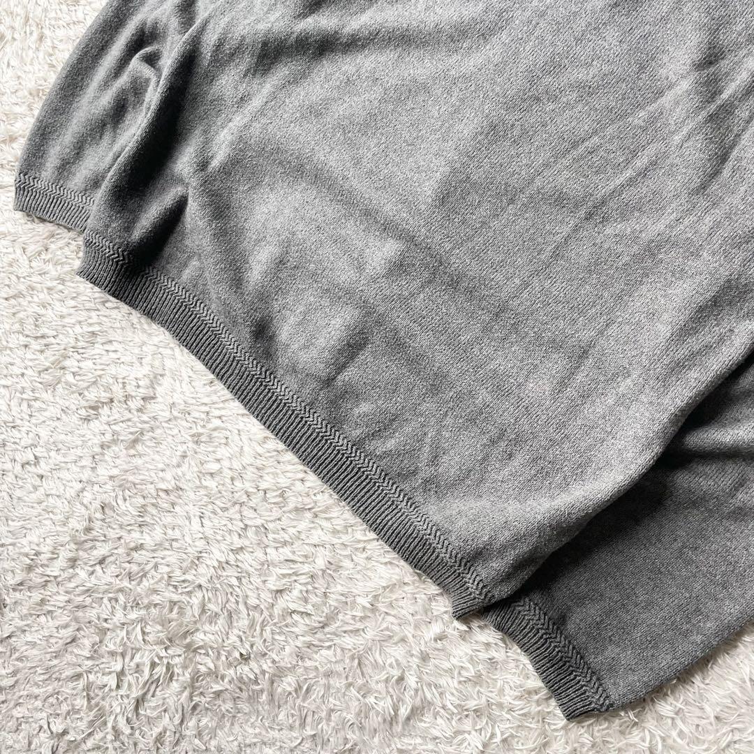 マーガレットハウエル 美品 コットンウールニット F グレー