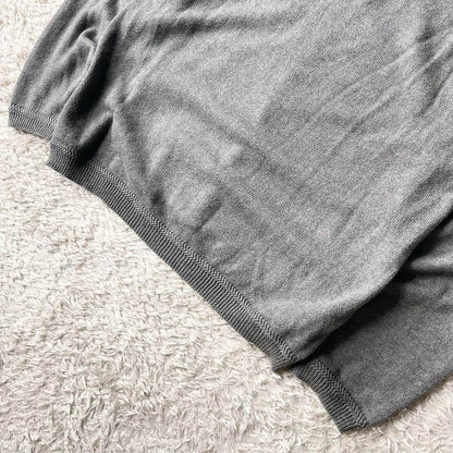 マーガレットハウエル 美品 コットンウールニット F グレー