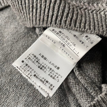 マーガレットハウエル 美品 コットンウールニット F グレー