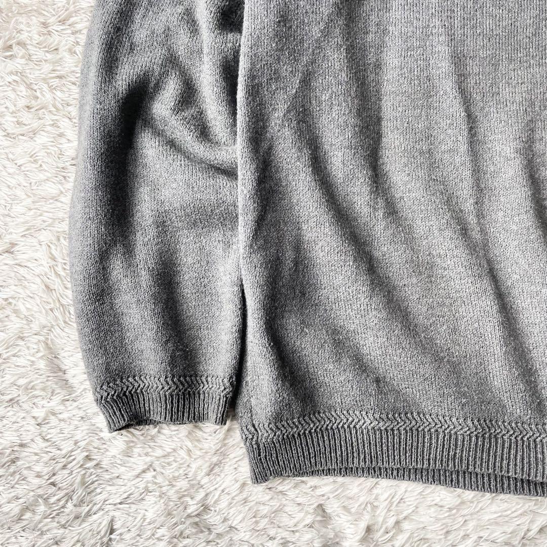 マーガレットハウエル 美品 コットンウールニット F グレー