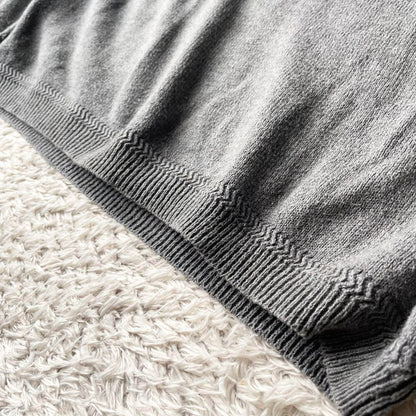 マーガレットハウエル 美品 コットンウールニット F グレー