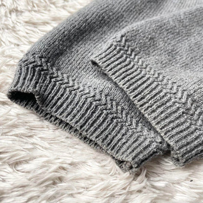 マーガレットハウエル 美品 コットンウールニット F グレー