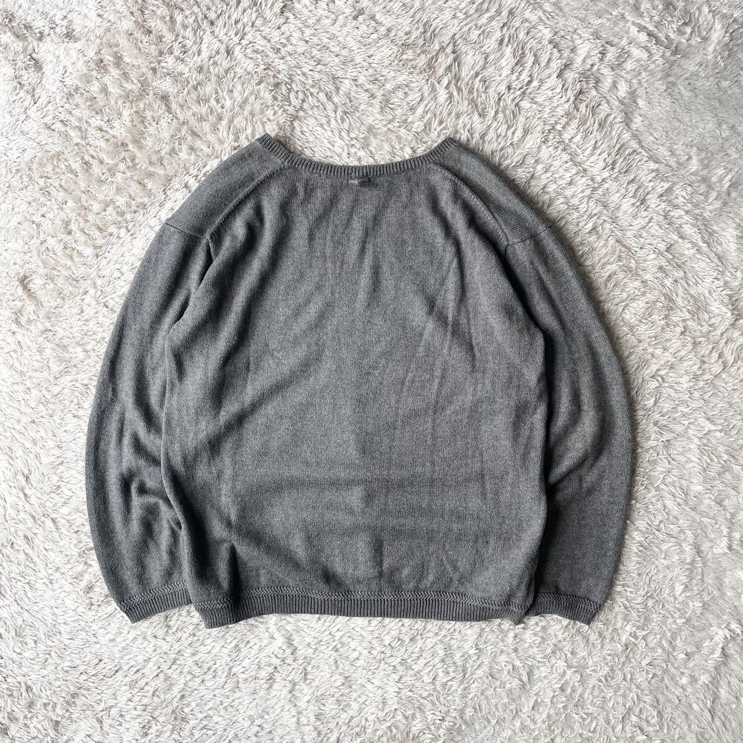 マーガレットハウエル 美品 コットンウールニット F グレー