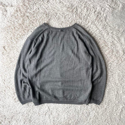 マーガレットハウエル 美品 コットンウールニット F グレー