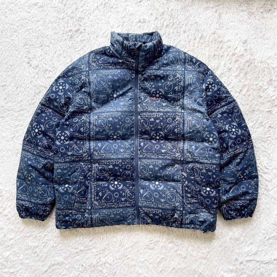 LEVI’S ダウンジャケット L バンダナ柄