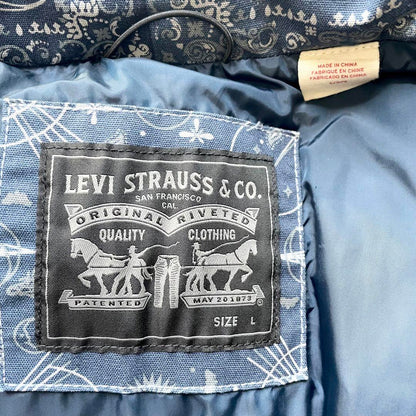 LEVI’S ダウンジャケット L バンダナ柄