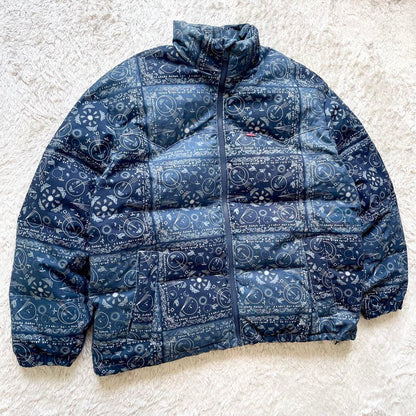 LEVI’S ダウンジャケット L バンダナ柄