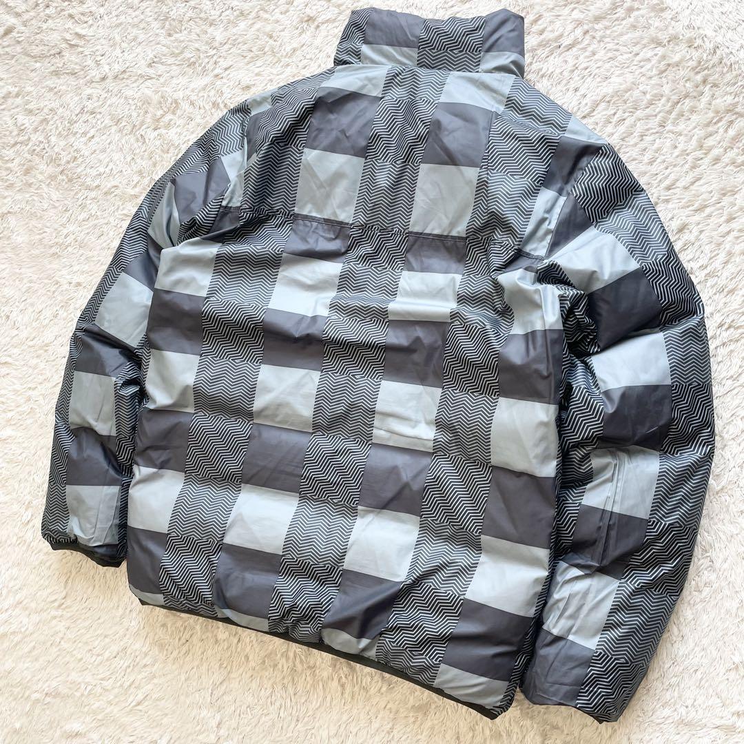 ナイキ 極美品 00s NIKE ダウンジャケット リバーシブル M 黒 y2k