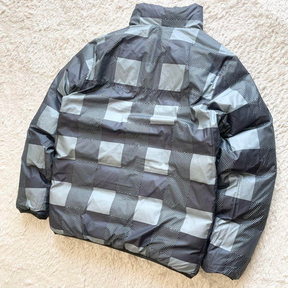 ナイキ 極美品 00s NIKE ダウンジャケット リバーシブル M 黒 y2k