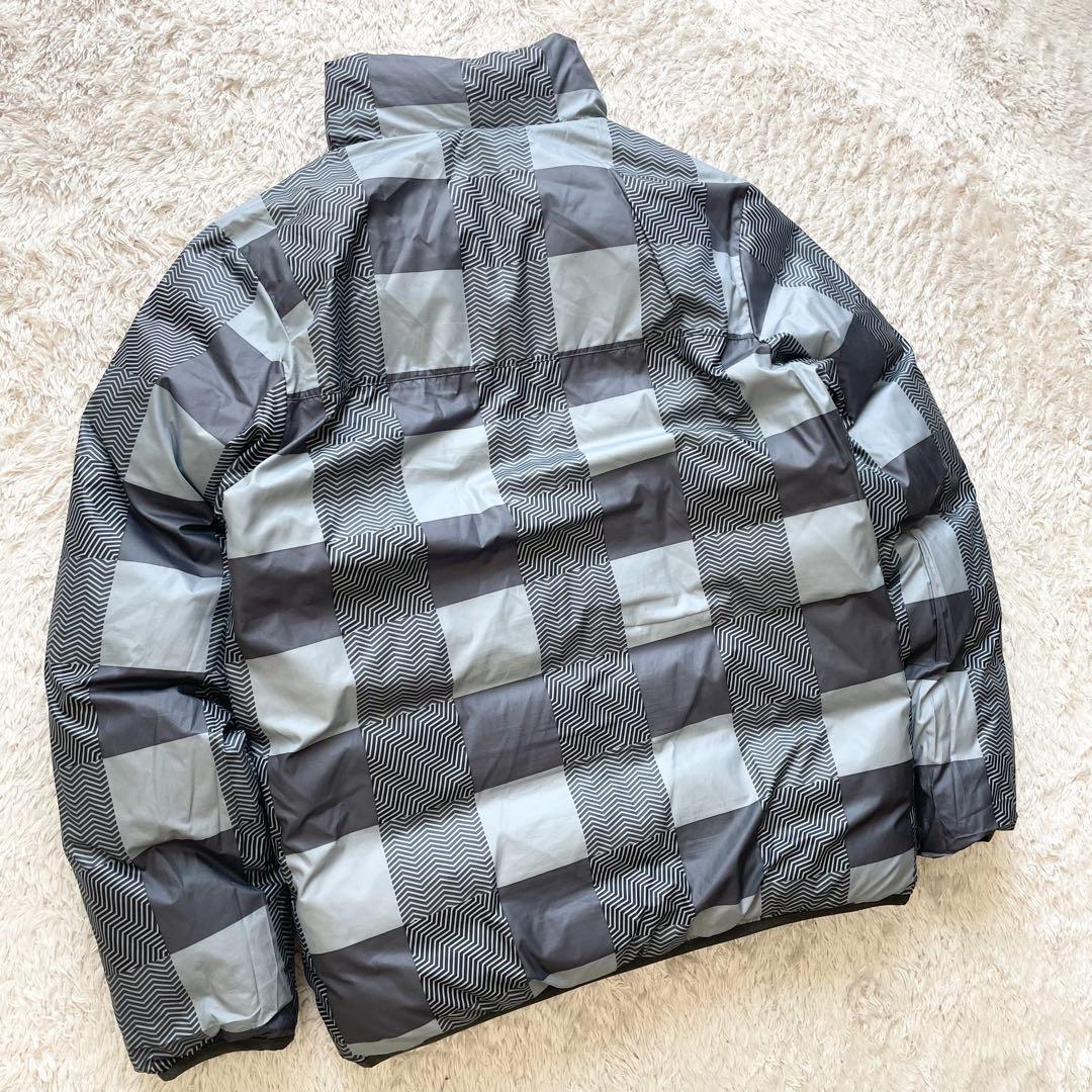 ナイキ 極美品 00s NIKE ダウンジャケット リバーシブル M 黒 y2k