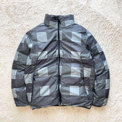 ナイキ 極美品 00s NIKE ダウンジャケット リバーシブル M 黒 y2k