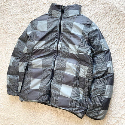 ナイキ 極美品 00s NIKE ダウンジャケット リバーシブル M 黒 y2k