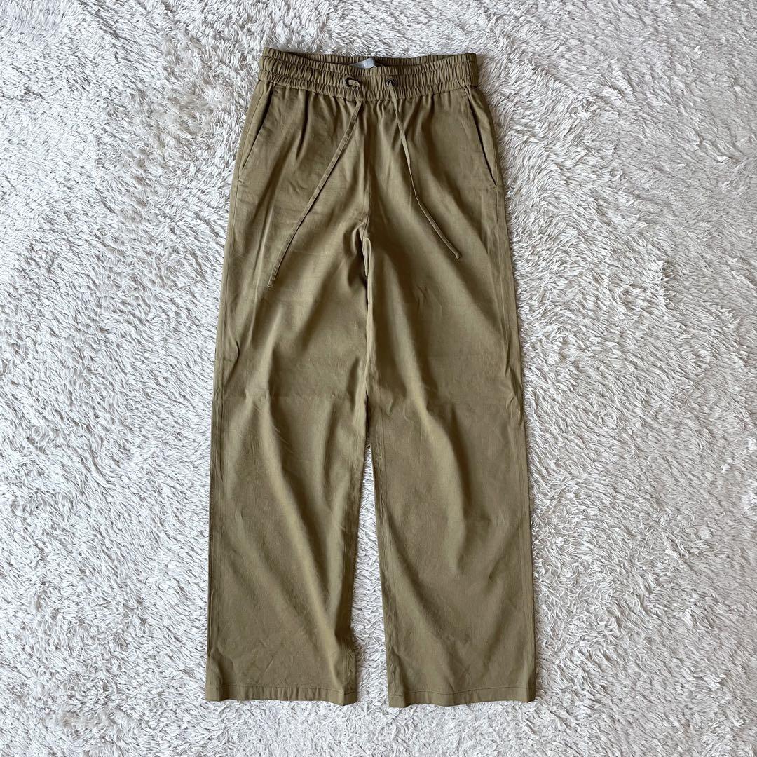 セオリーリュクス 極美品 リネンイージーパンツエコクランチウォッシュ 30