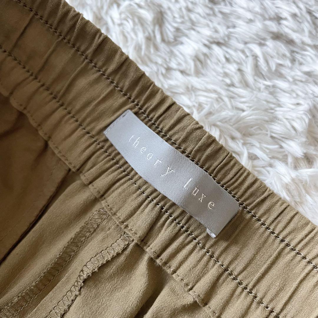 セオリーリュクス 極美品 リネンイージーパンツエコクランチウォッシュ 30