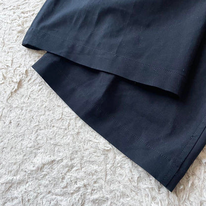 プラージュ 美品 PLAGE レーヨン ワイドパンツ 34 ネイビー