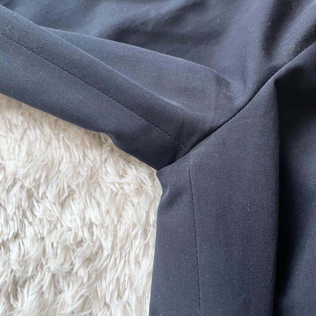 プラージュ 美品 PLAGE レーヨン ワイドパンツ 34 ネイビー