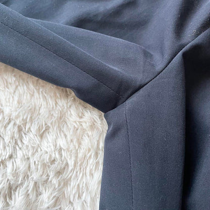 プラージュ 美品 PLAGE レーヨン ワイドパンツ 34 ネイビー