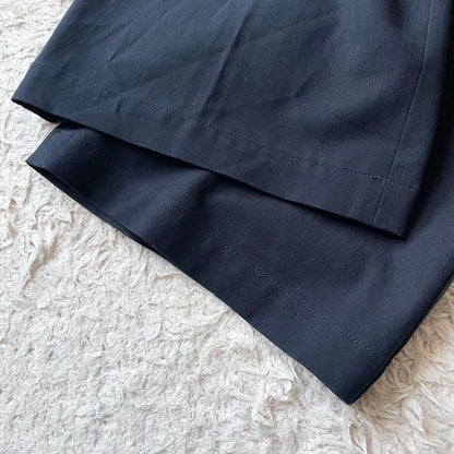 プラージュ 美品 PLAGE レーヨン ワイドパンツ 34 ネイビー