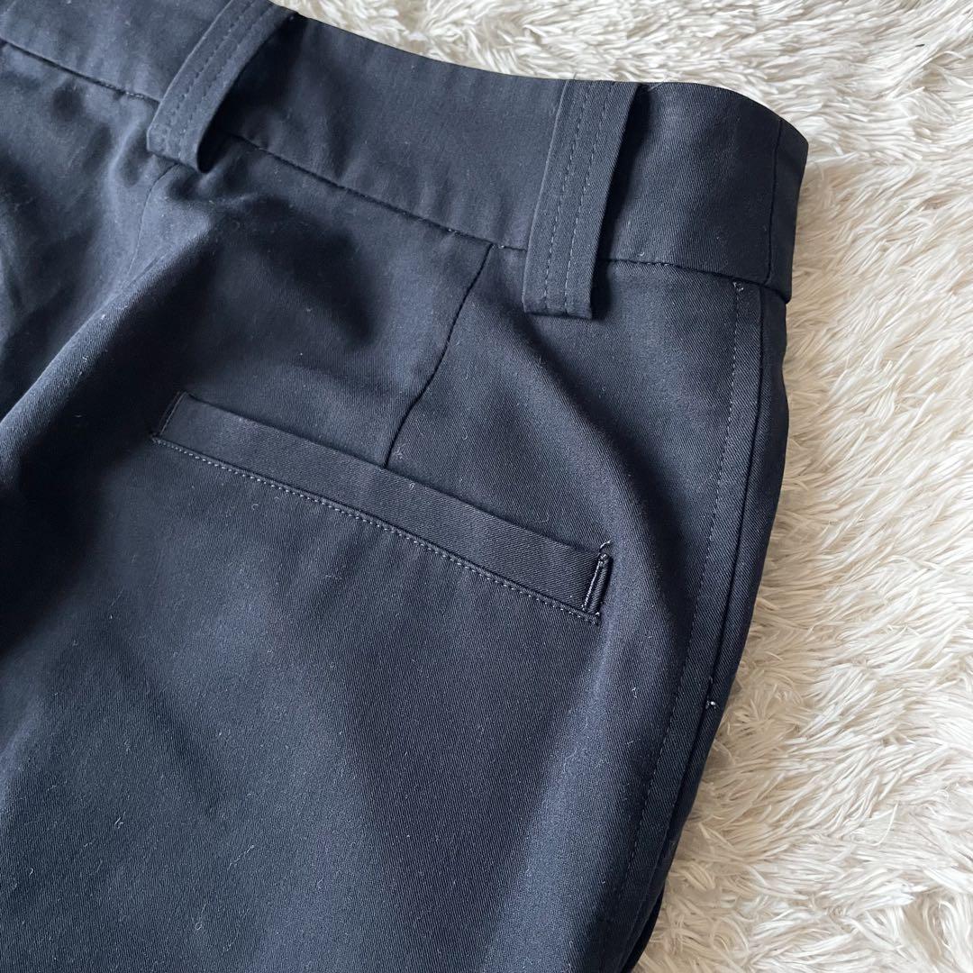 プラージュ 美品 PLAGE レーヨン ワイドパンツ 34 ネイビー