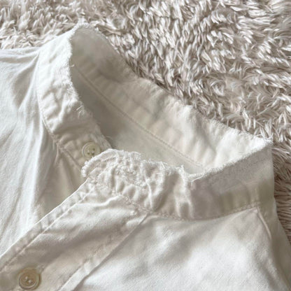 フレームワーク 美品 framework バンドカラーワイドシャツ F 白