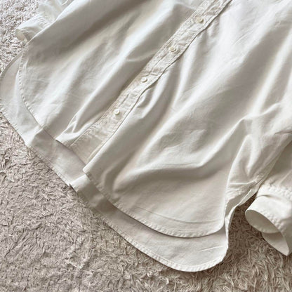 フレームワーク 美品 framework バンドカラーワイドシャツ F 白