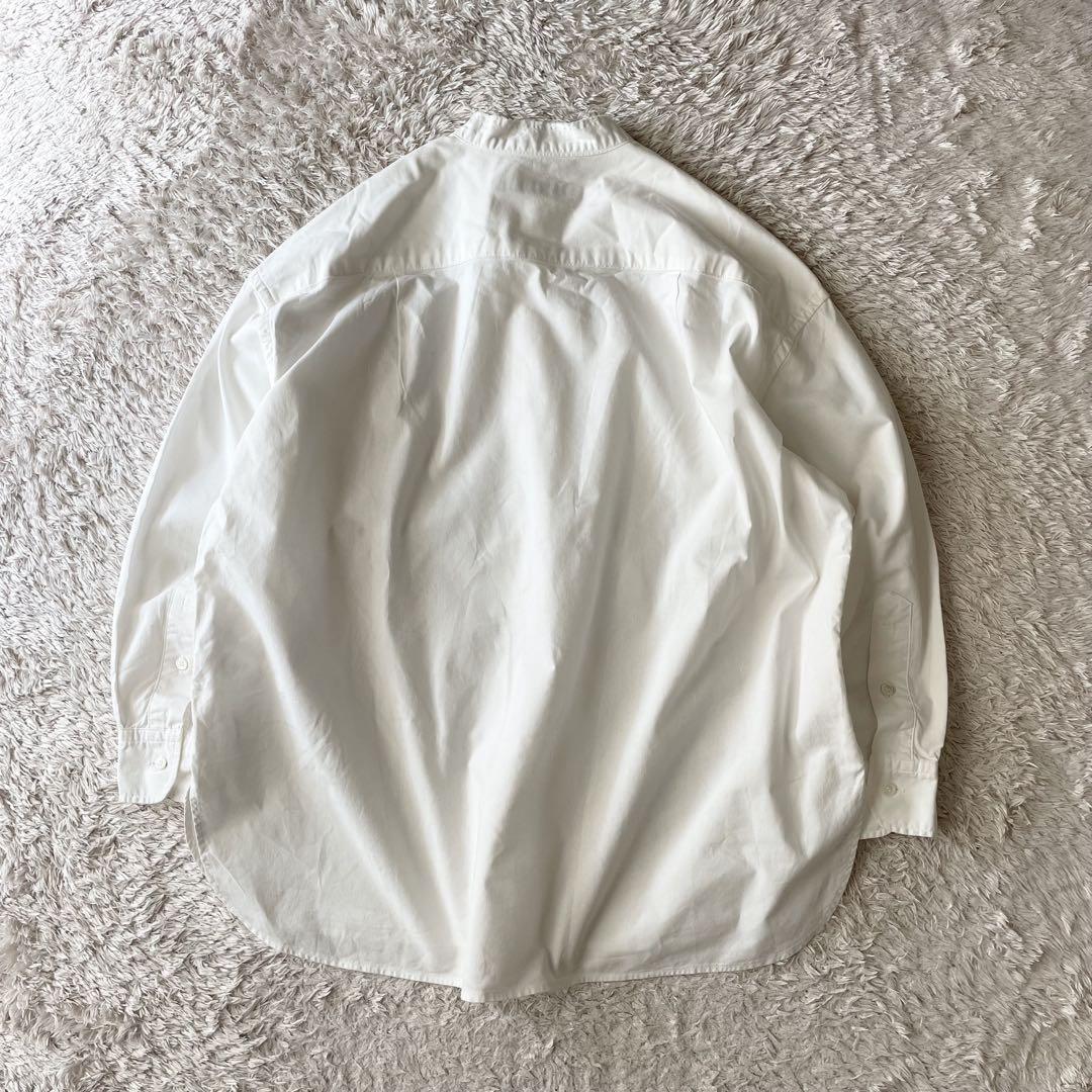 フレームワーク 美品 framework バンドカラーワイドシャツ F 白