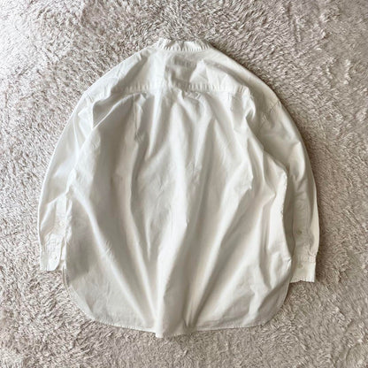 フレームワーク 美品 framework バンドカラーワイドシャツ F 白