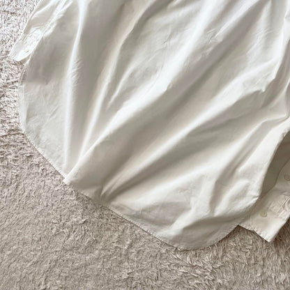 フレームワーク 美品 framework バンドカラーワイドシャツ F 白