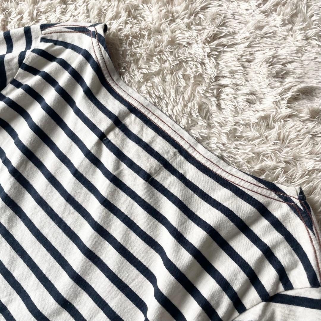 エムエイチエル 美品 MHL カットソー 2 ボーダー