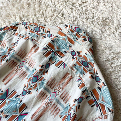 TINTORIA MATTEI 美品 ホリゾンタルカラーシャツ 38 総柄