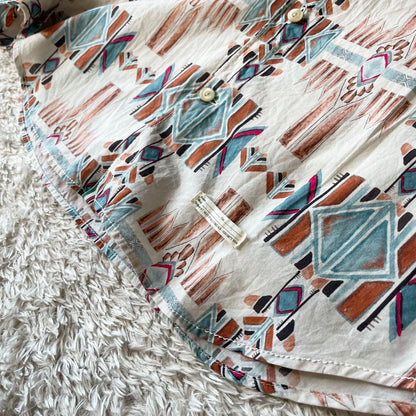 TINTORIA MATTEI 美品 ホリゾンタルカラーシャツ 38 総柄