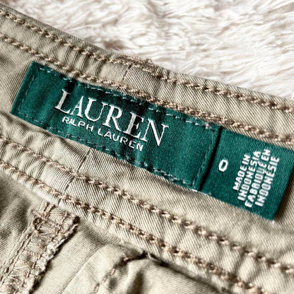 ラルフローレン 美品 ベイカーパンツ 0 カーキ