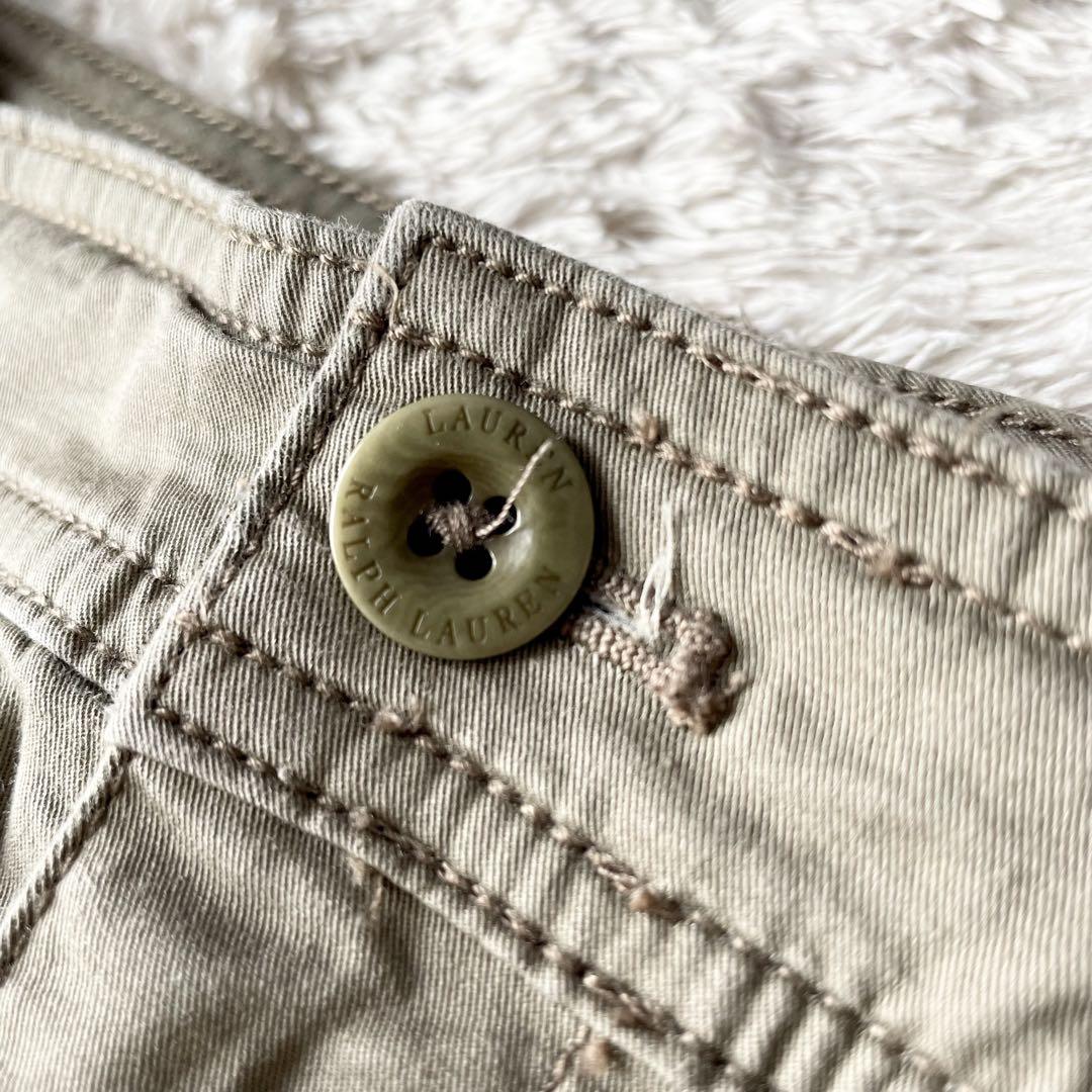 ラルフローレン 美品 ベイカーパンツ 0 カーキ