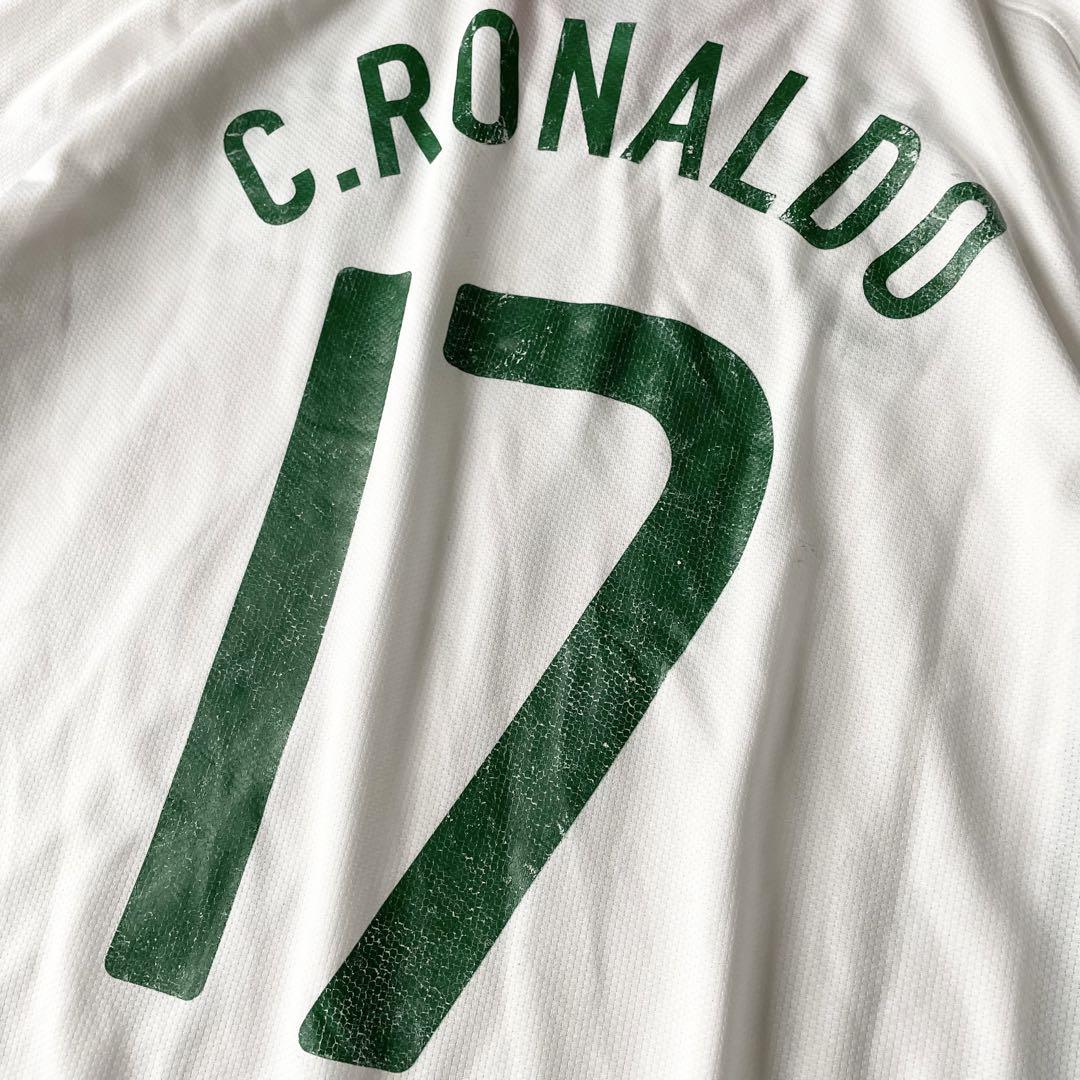 NIKE ポルトガル代表 C.RONALDO #17 2008 AWAY L 白