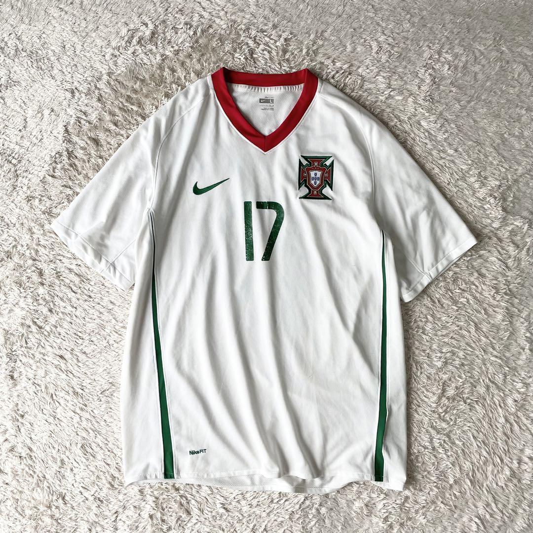 NIKE ポルトガル代表 C.RONALDO #17 2008 AWAY L 白