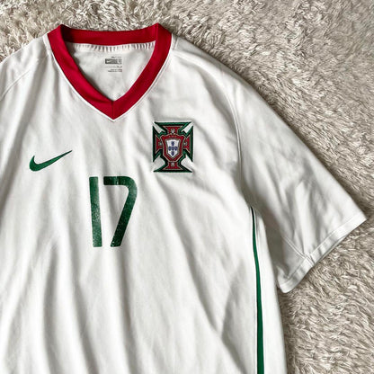 NIKE ポルトガル代表 C.RONALDO #17 2008 AWAY L 白