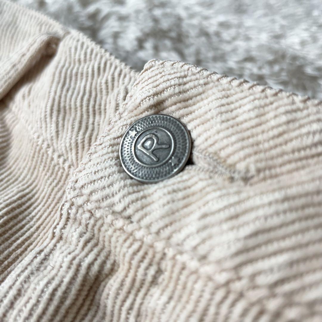 45rpm 美品 コーデュロイの5ポケットパンツ 30 サーモンピンク