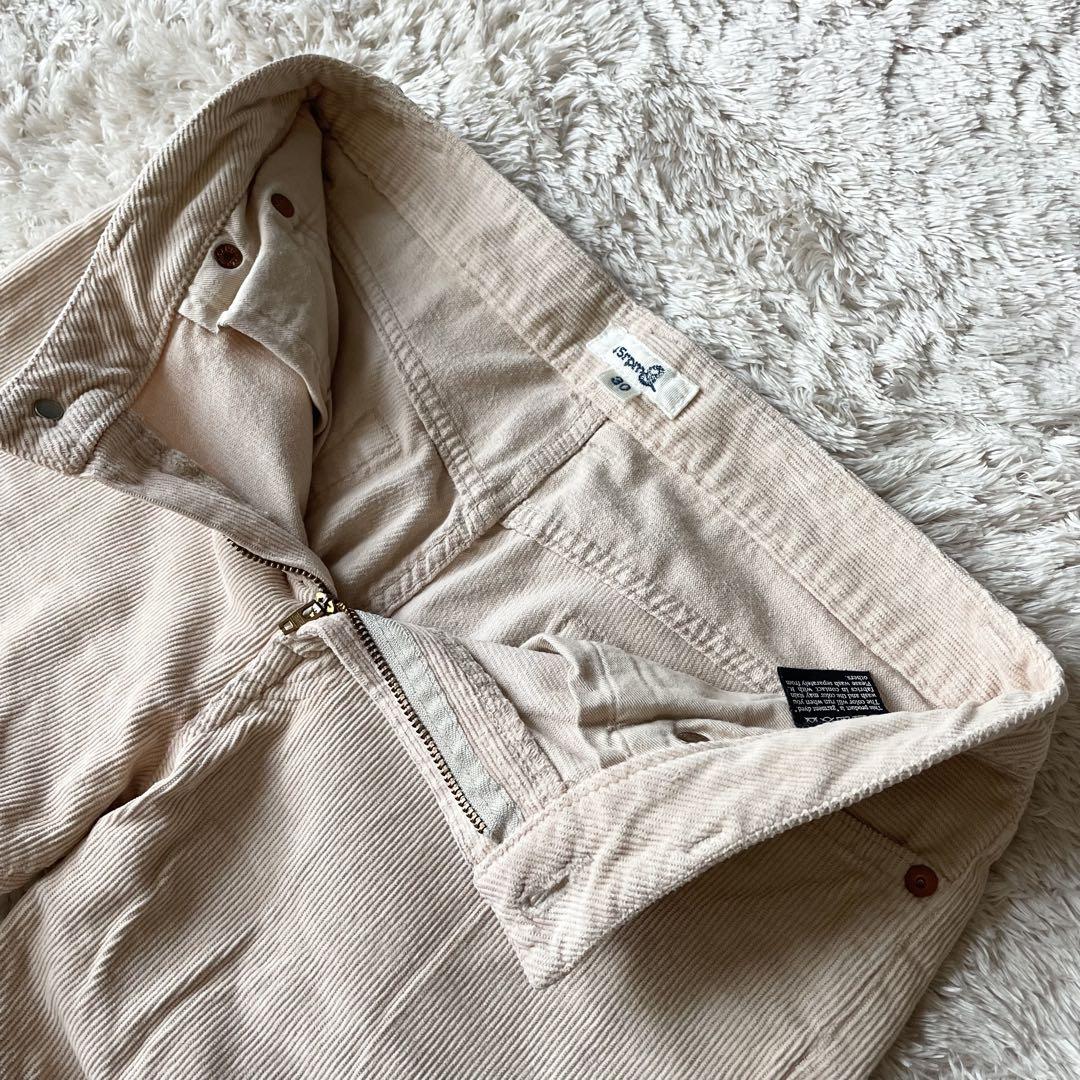 45rpm 美品 コーデュロイの5ポケットパンツ 30 サーモンピンク