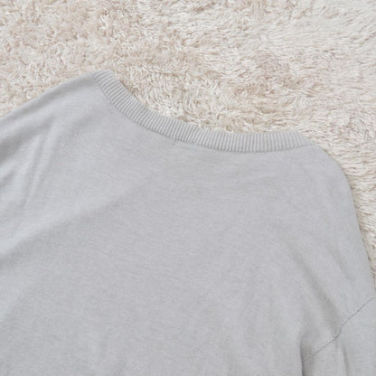 マーガレットハウエル 美品 ハイゲージコットンニットプルオーバー