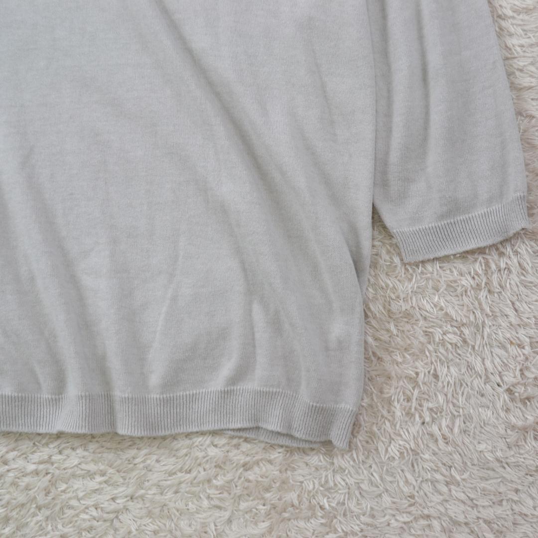 マーガレットハウエル 美品 ハイゲージコットンニットプルオーバー