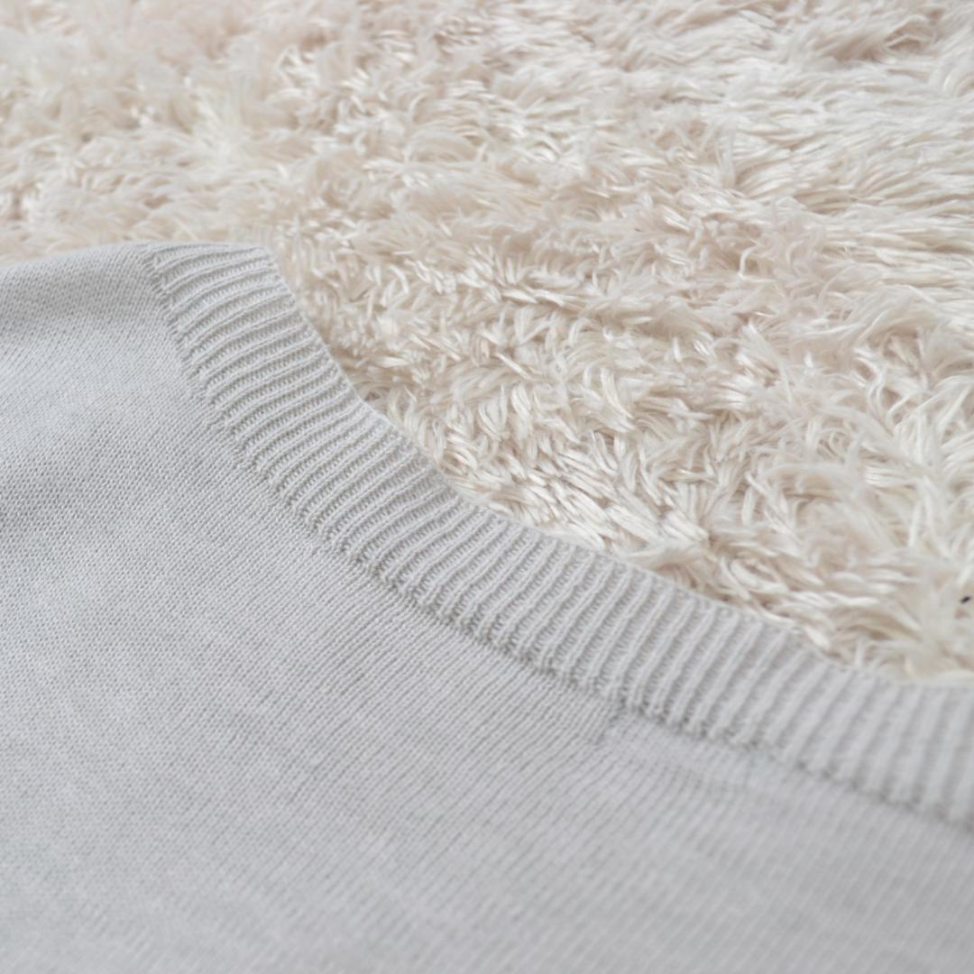 マーガレットハウエル 美品 ハイゲージコットンニットプルオーバー