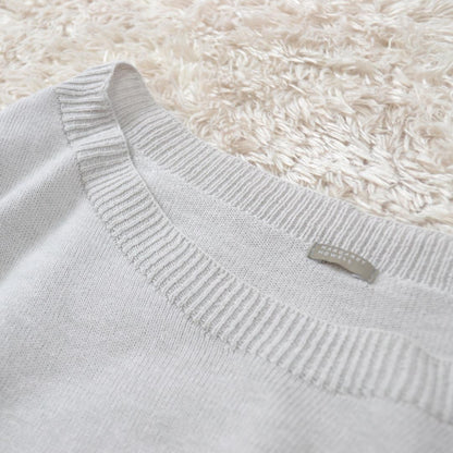 マーガレットハウエル 美品 ハイゲージコットンニットプルオーバー