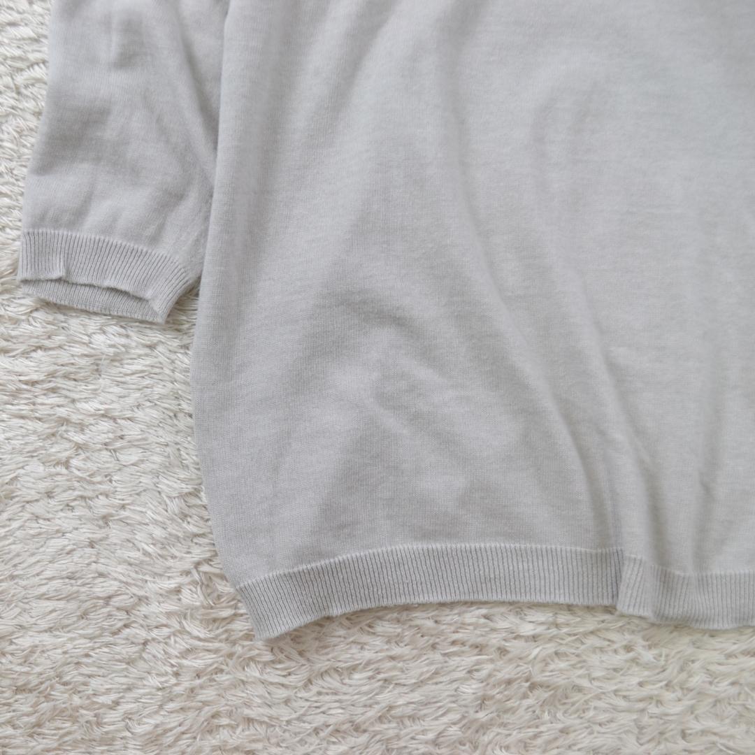 マーガレットハウエル 美品 ハイゲージコットンニットプルオーバー